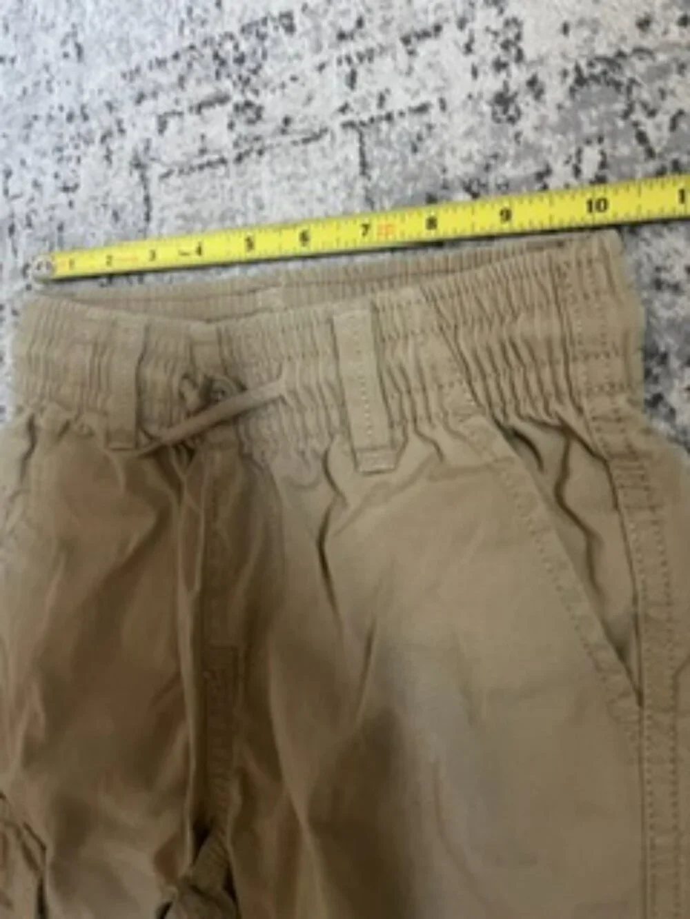 🧡3/$15 NWOT Place Beige Pull-On Cargo Pants Kids 6